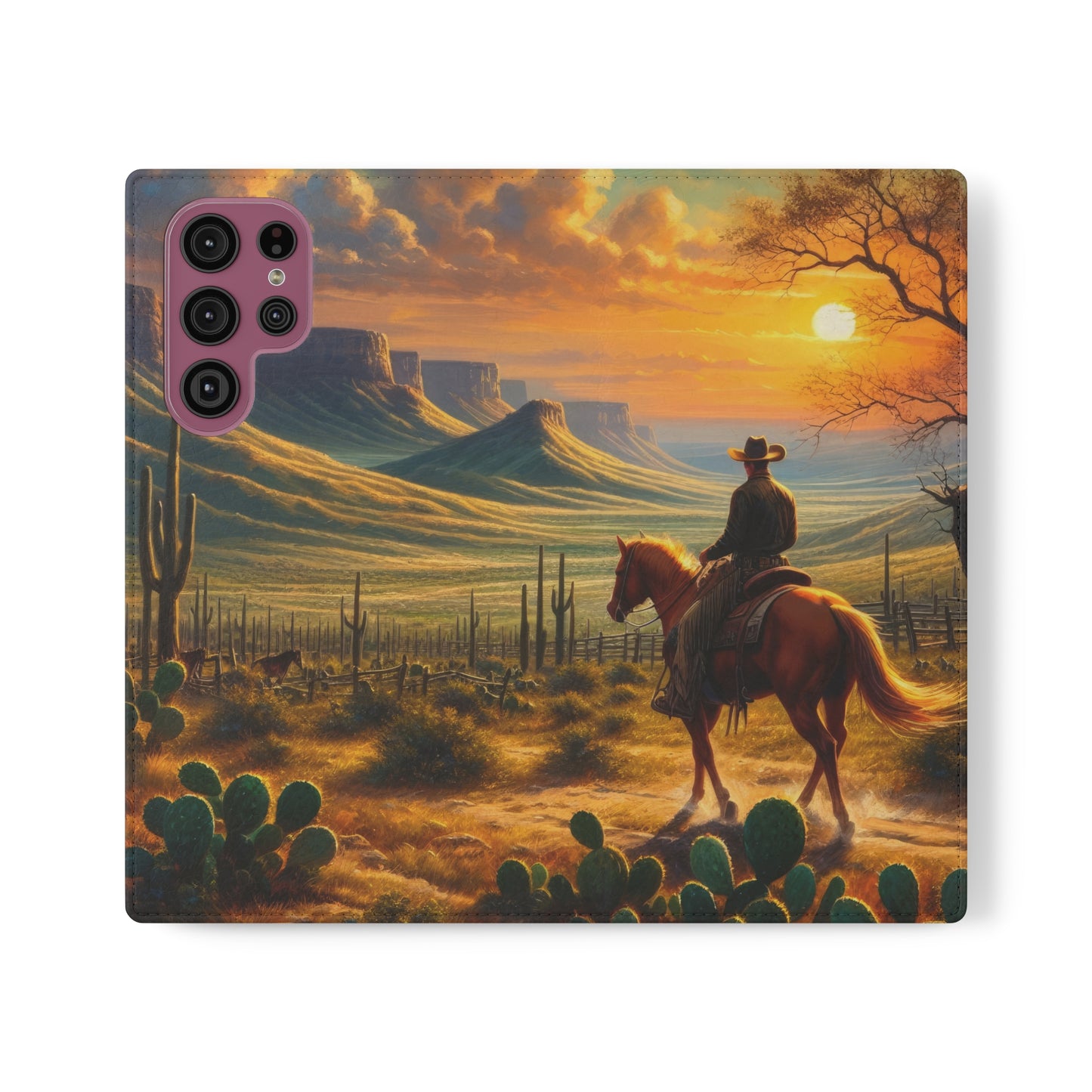 Texas Sunset Flip Cases