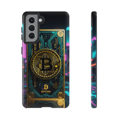 Bitcoin Samsung Phone Case - Tough Cases with Cryptocurrency Design