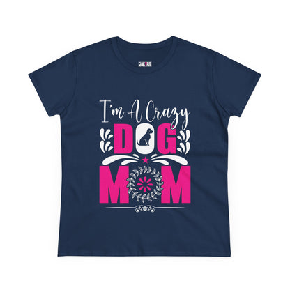 Dog Mom Women's Midweight Cotton Tee