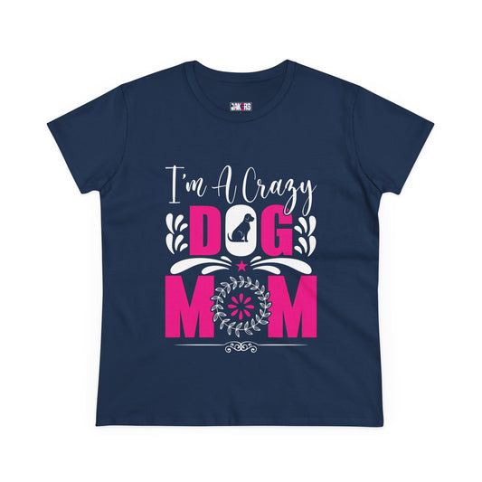 Dog Mom Women's Midweight Cotton Tee