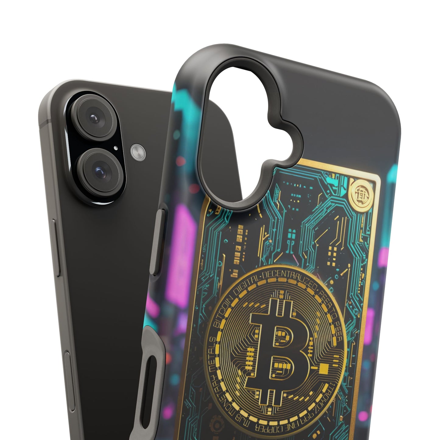 Bitcoin Magnetic Phone Case, Unique Phone Cover