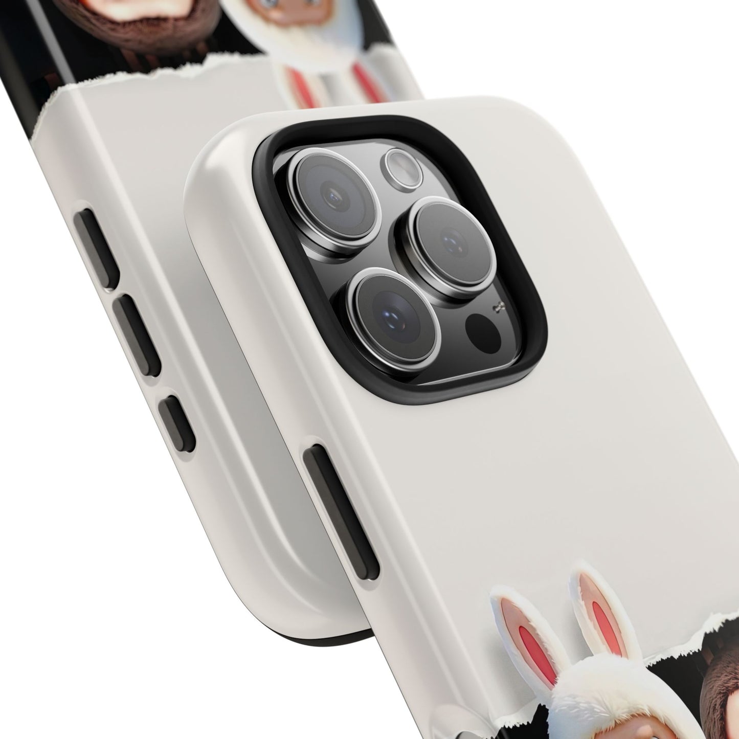 The Monsters Tough Case for iPhone Models and Variations – Dual Layer Protective Cover, Playful Design, Cute Mobile Accessory