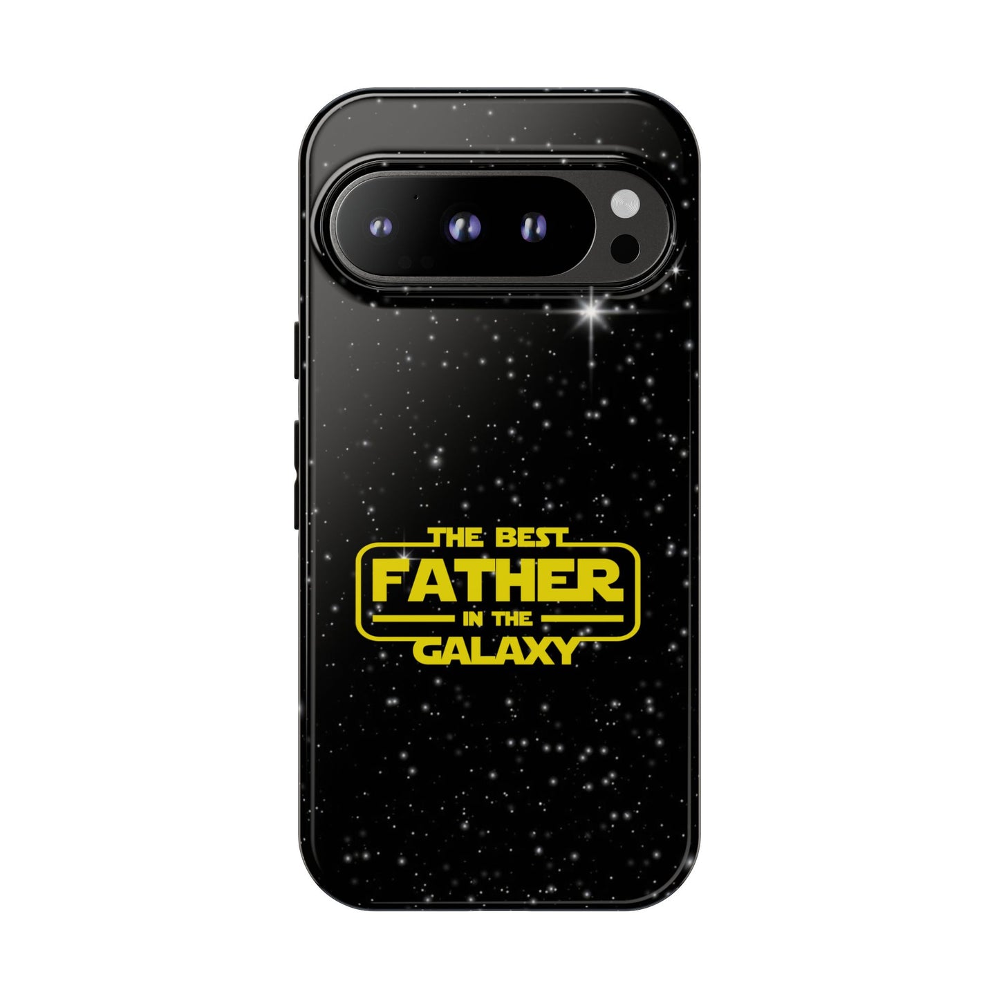 Galaxy-Themed Google Pixel Tough Case - Perfect Gift for the Best Father