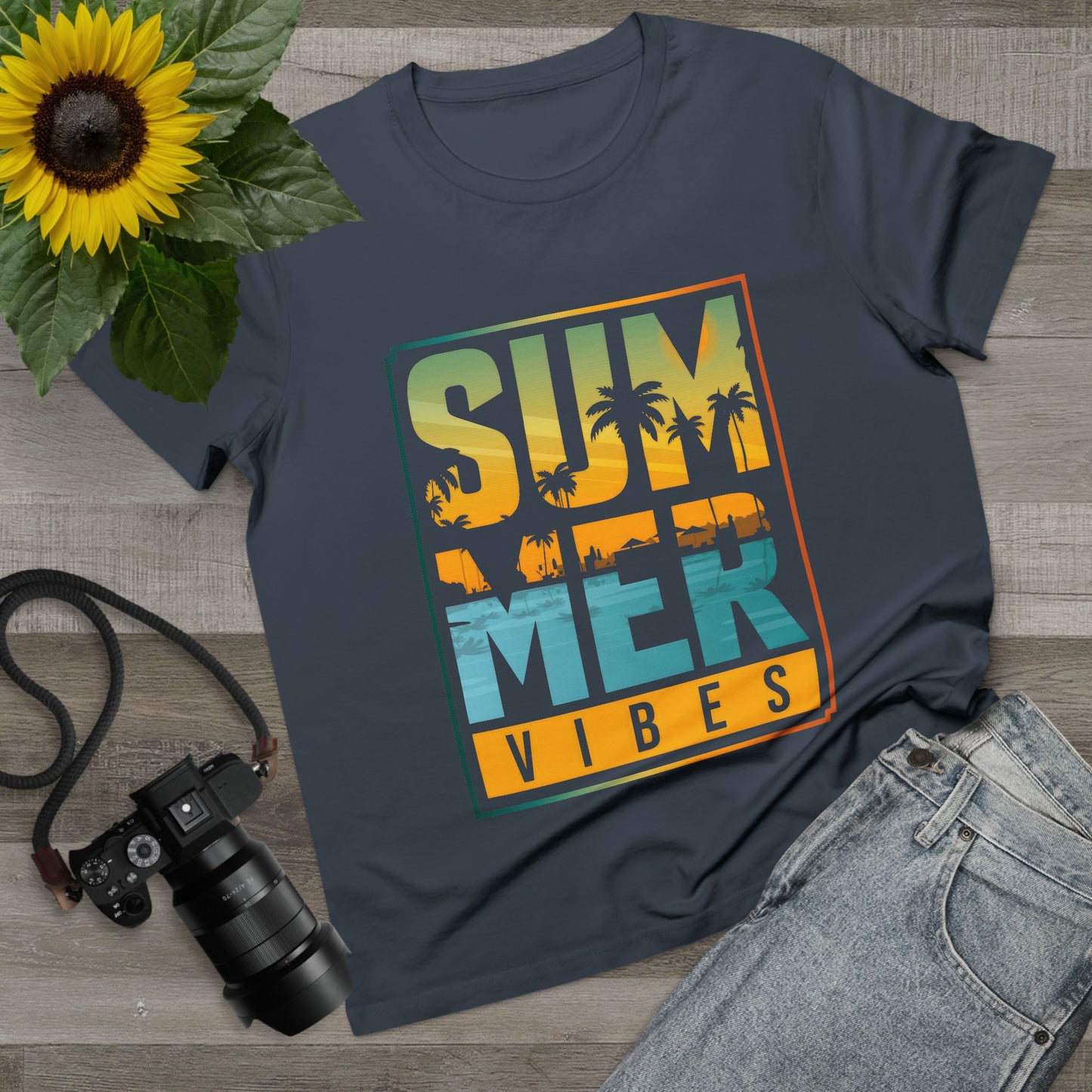 Women’s Summer Vibes Tee - Perfect for Beach Days and Warm Celebrations