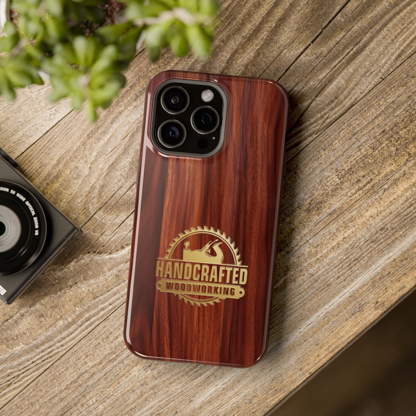 Woodworking Logo Magnetic iPhone Case