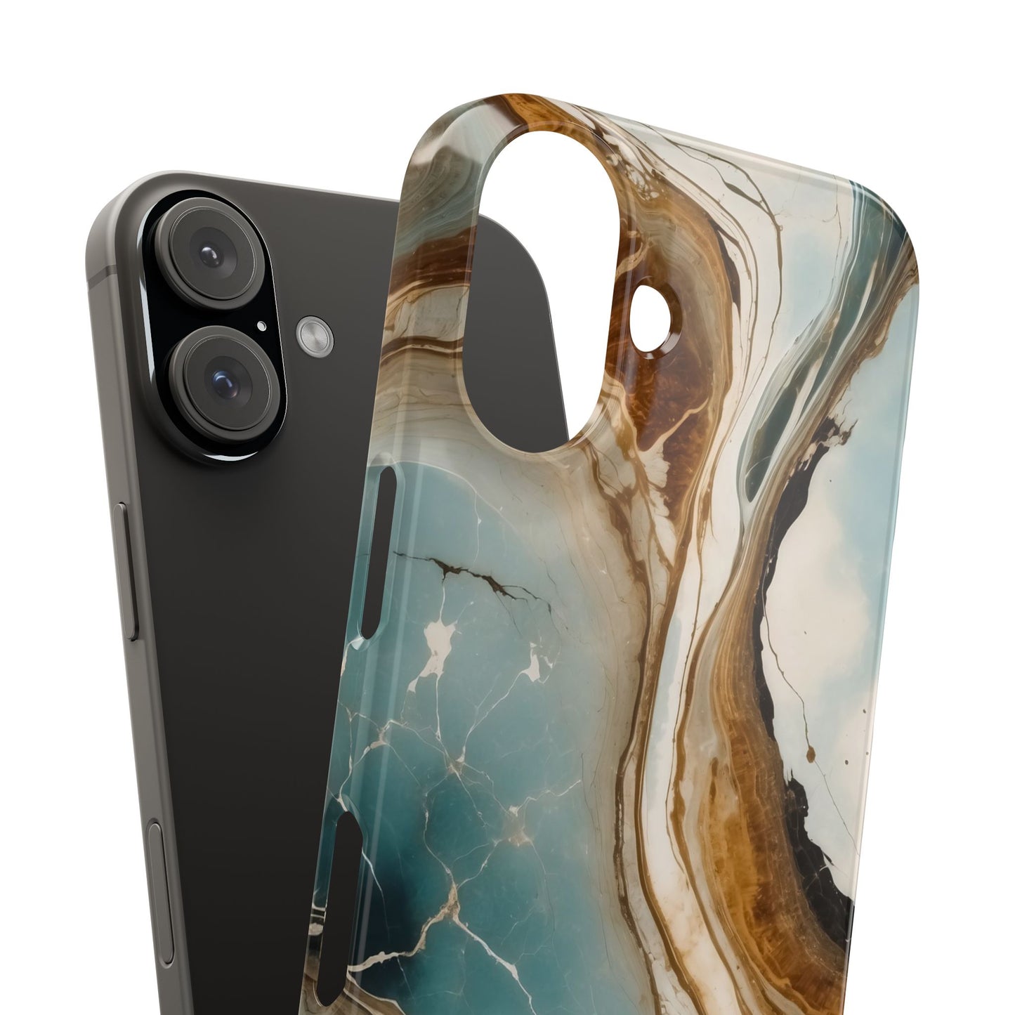 Marble Slim Phone Case, Stylish Protective Cover
