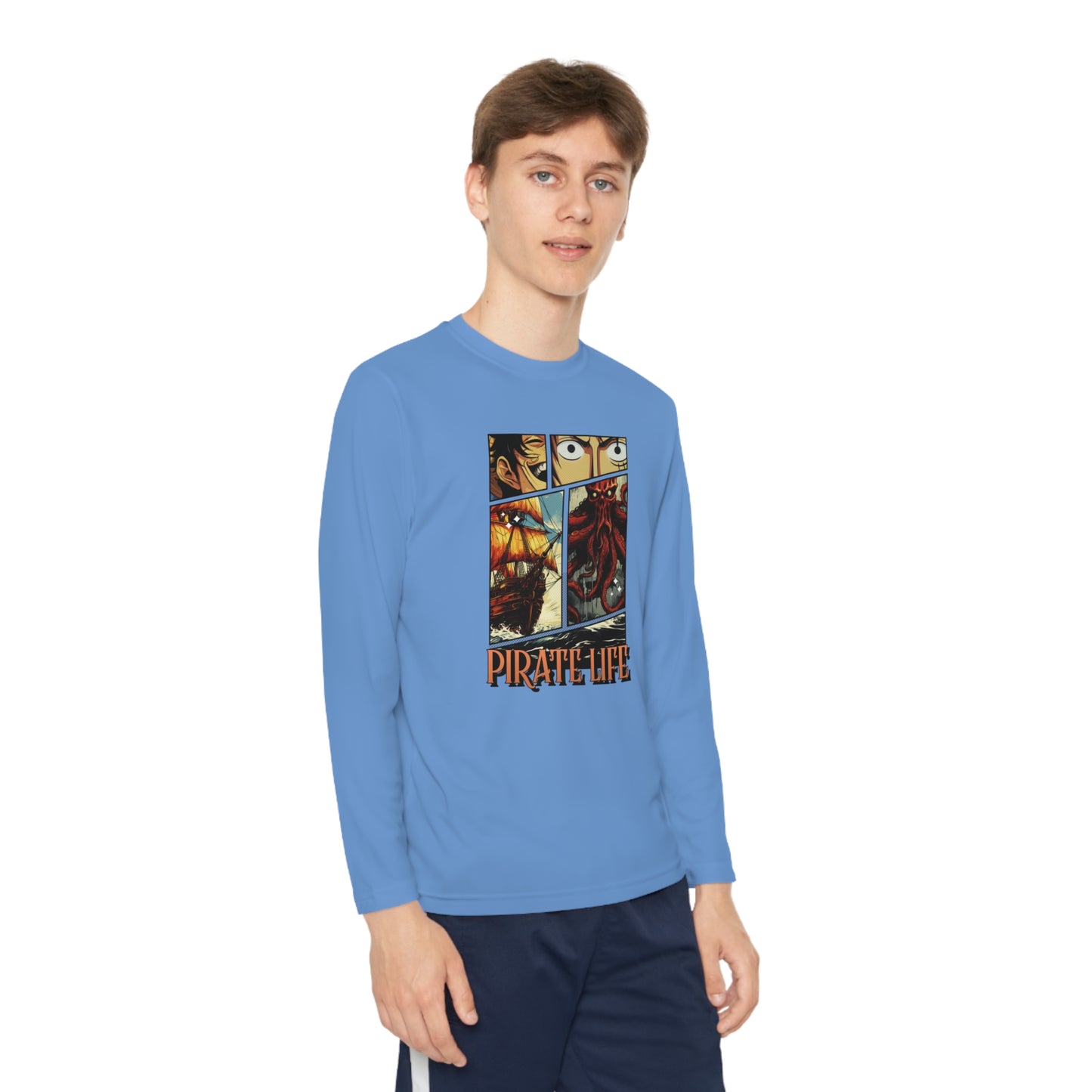 Pirate Life Youth Long Sleeve Competitor Tee