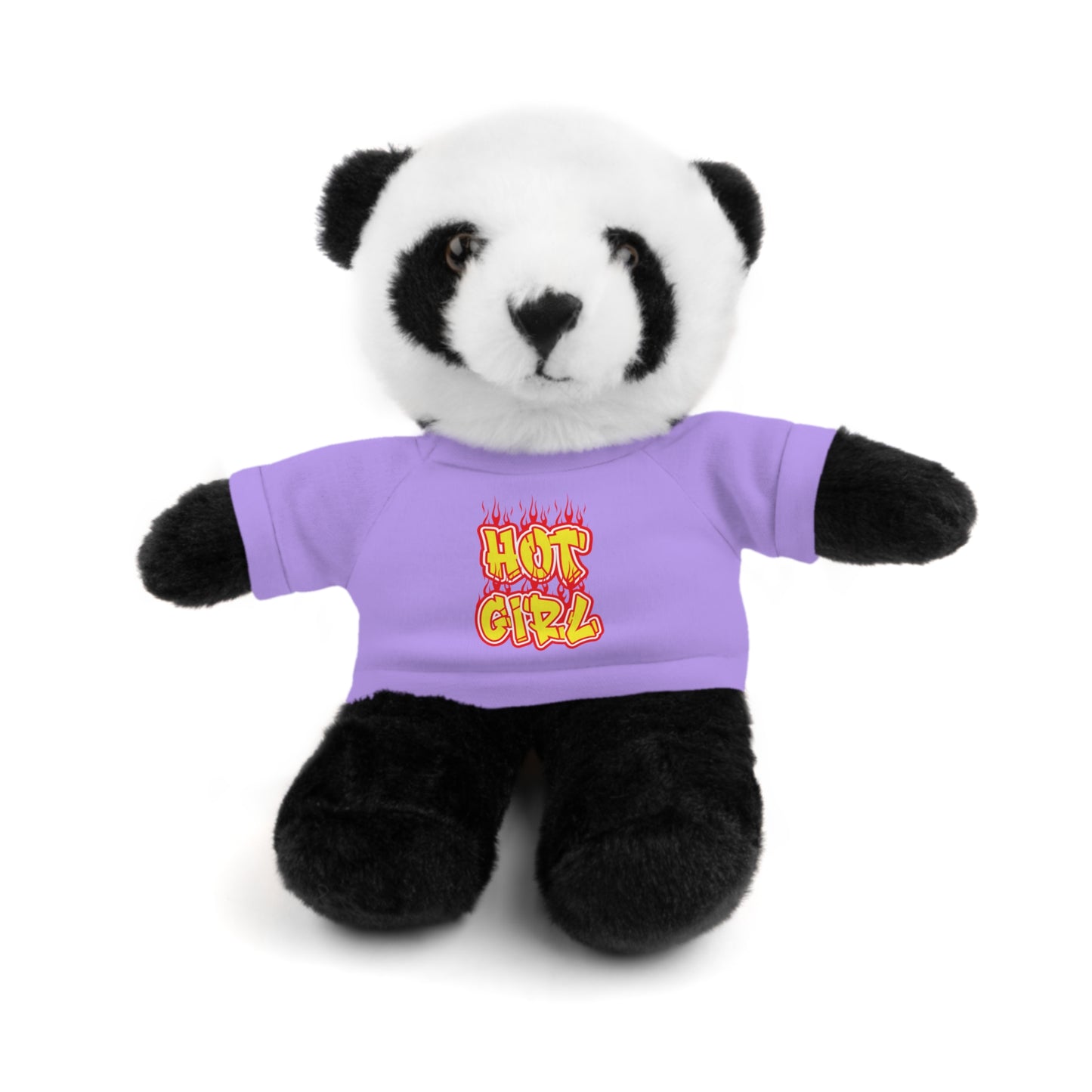 Cute Plush Animal with Hot Girl Tee for Birthdays, Baby Showers, Children, Gifts