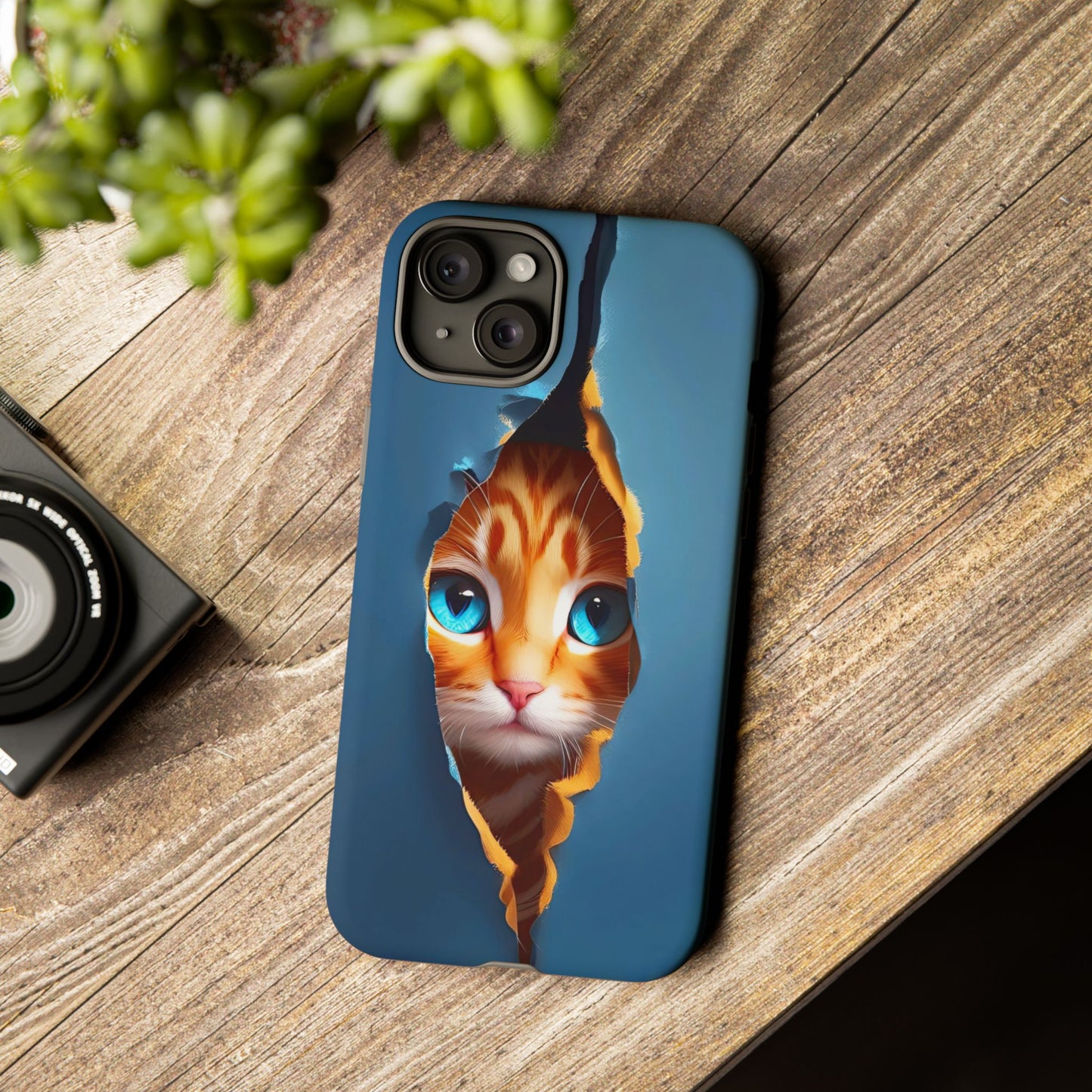 Curious Kitten Tough  Case for iPhone