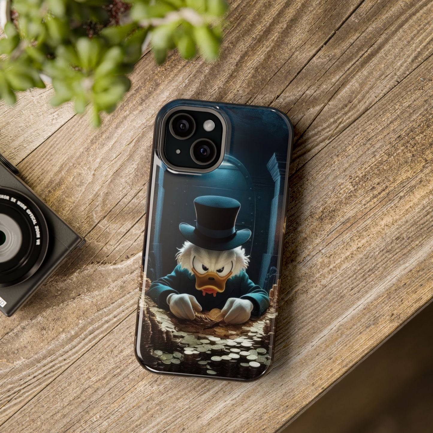 Magnetic Phone Case - Scrooge McDuck Design