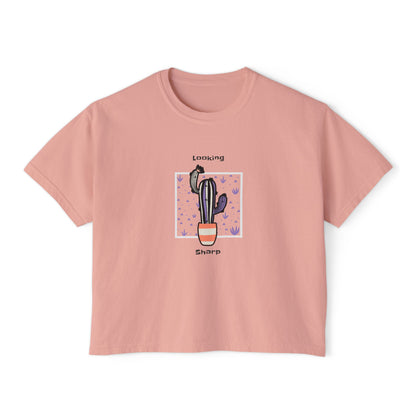 Camiseta cuadrada para mujer Looking Sharp 