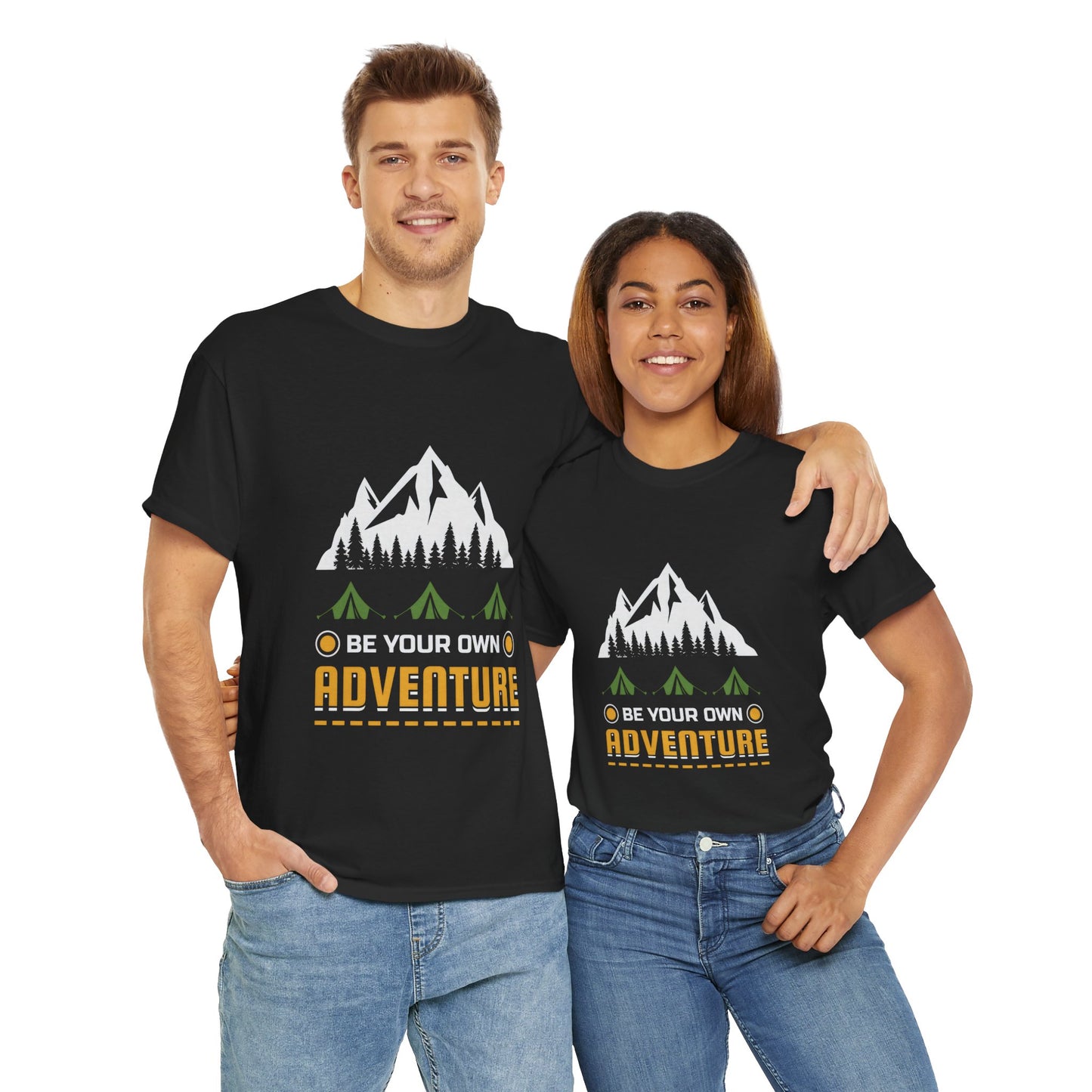 Adventure Tee - 'Be Your Own Adventure' Unisex Heavy Cotton T-Shirt