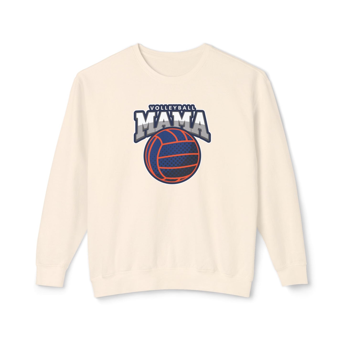 Volleyball Mama Unisex Lightweight Crewneck Sweatshirt