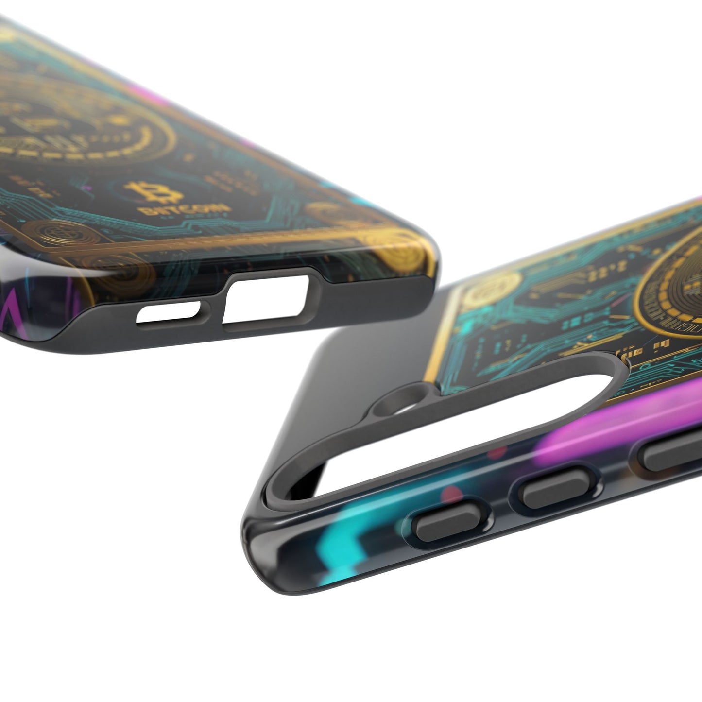Bitcoin Samsung Phone Case - Tough Cases with Cryptocurrency Design