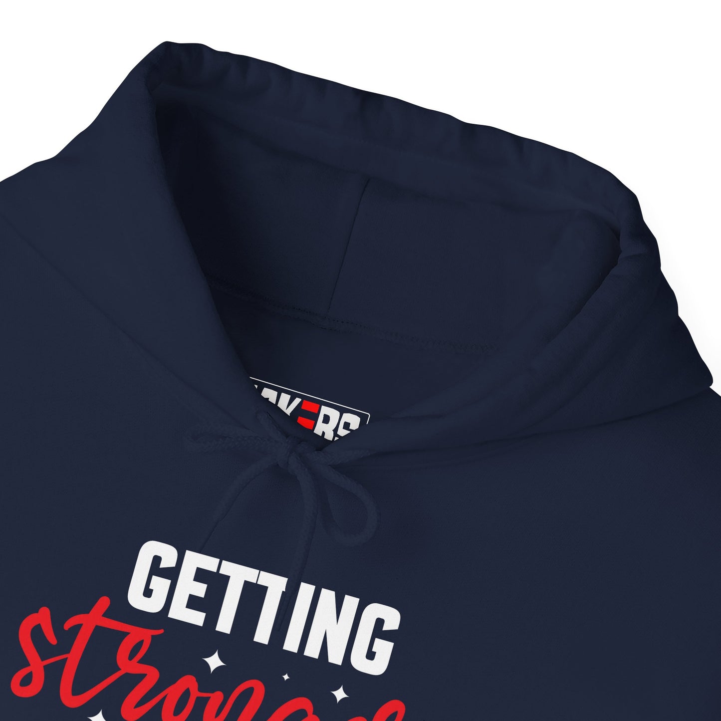 Getting Stronger Each Day Hoodie, Unisex Motivational Sweatshirt