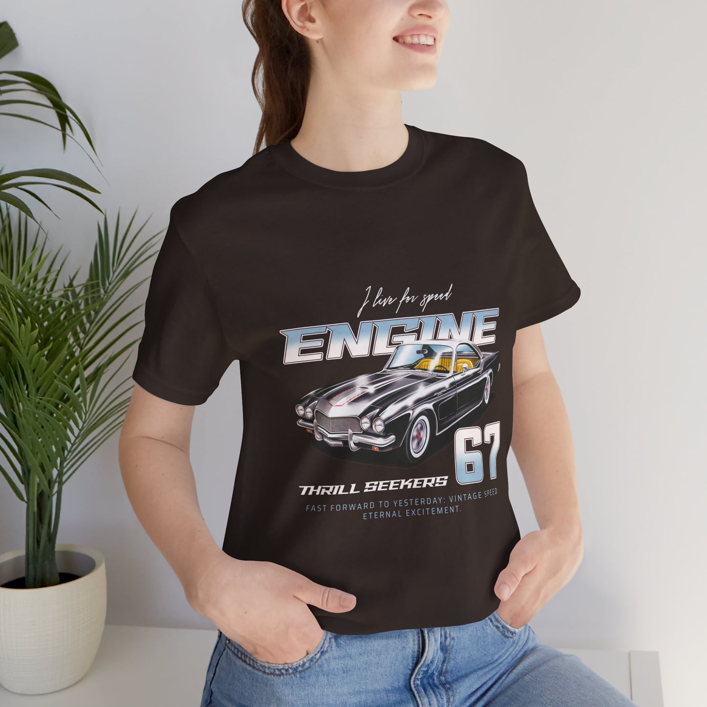 I Live For Speed Engine Tee