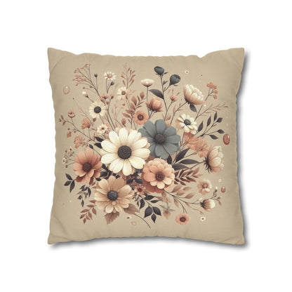 Cozy Pastels Spun Polyester Square Pillowcase