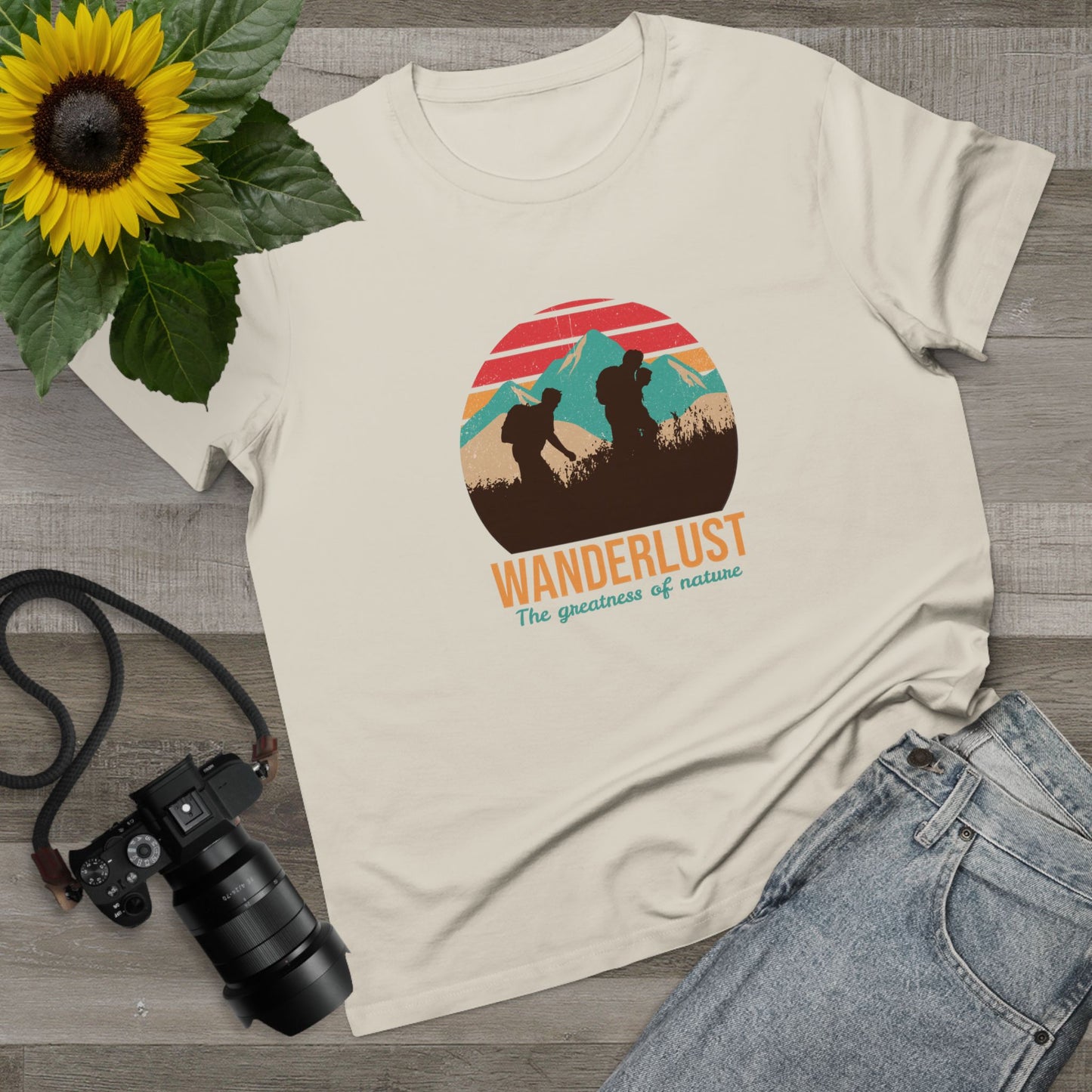 Wanderlust The Greatness Of Nature  Women’s Maple Tee