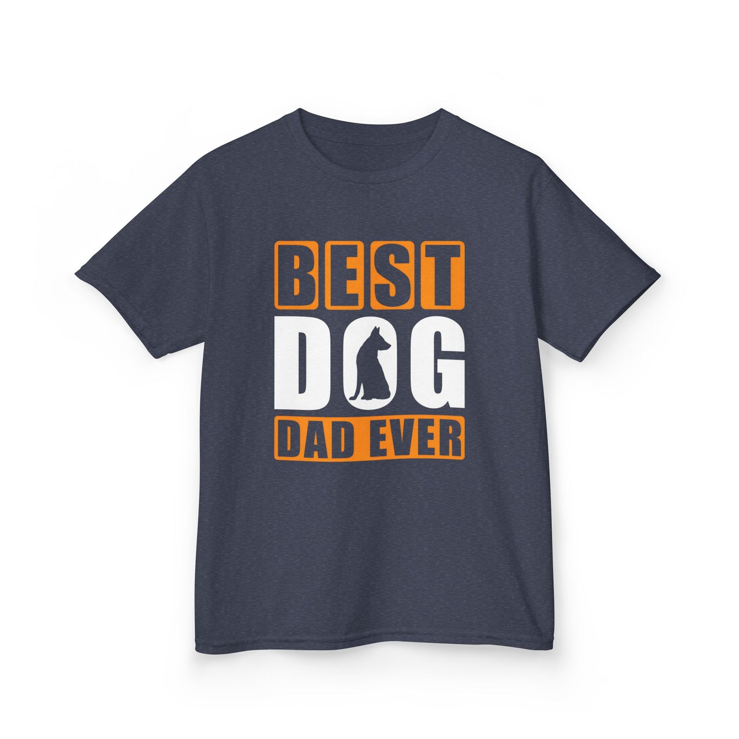 Best Dog Dad Ever Design - Kids Heavy Cotton™ Tee