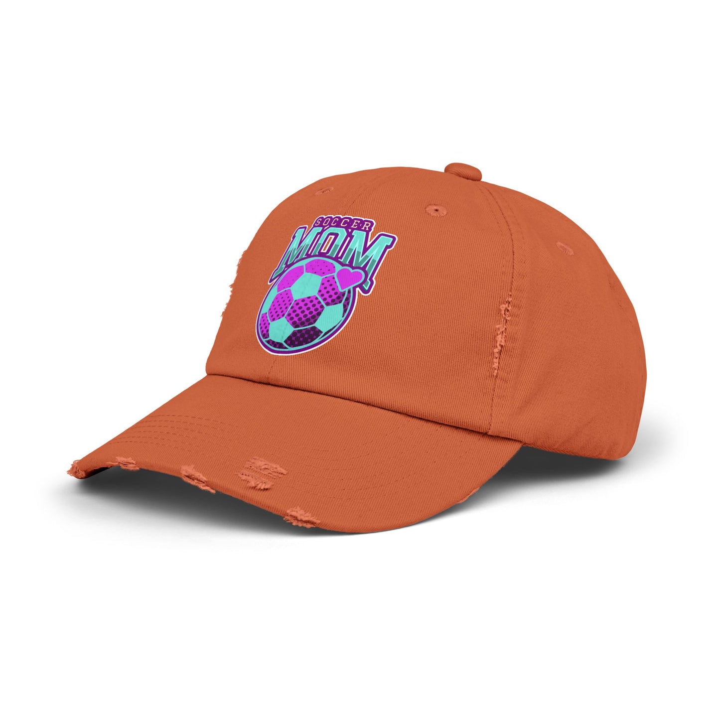 Soccer Mom Unisex Distressed Cap