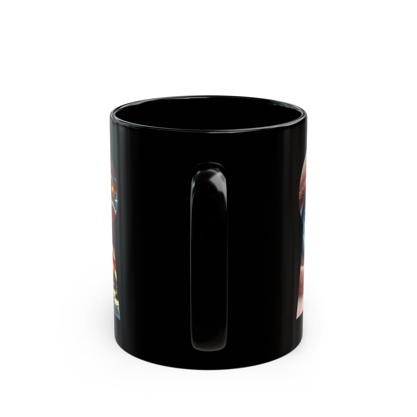 Christmas Secret Santa Black Mug - 11oz, 15oz