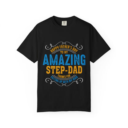Father's Day Gift T-Shirt for Amazing Step-Dad
