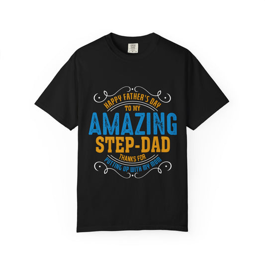Father's Day Gift T-Shirt for Amazing Step-Dad
