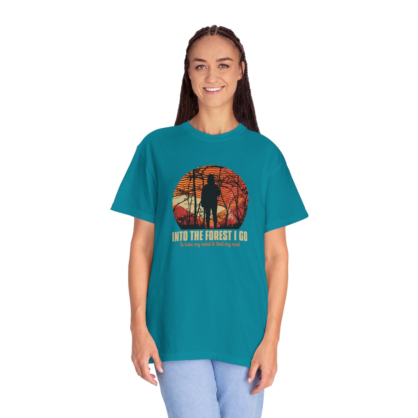 Into The Forest I Go Unisex Garment-Dyed T-shirt