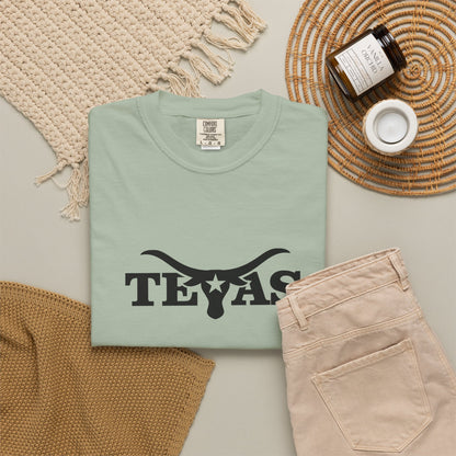 Texas Unisex Garment-Dyed T-Shirt - Cool Western Vibe for Everyday Wear