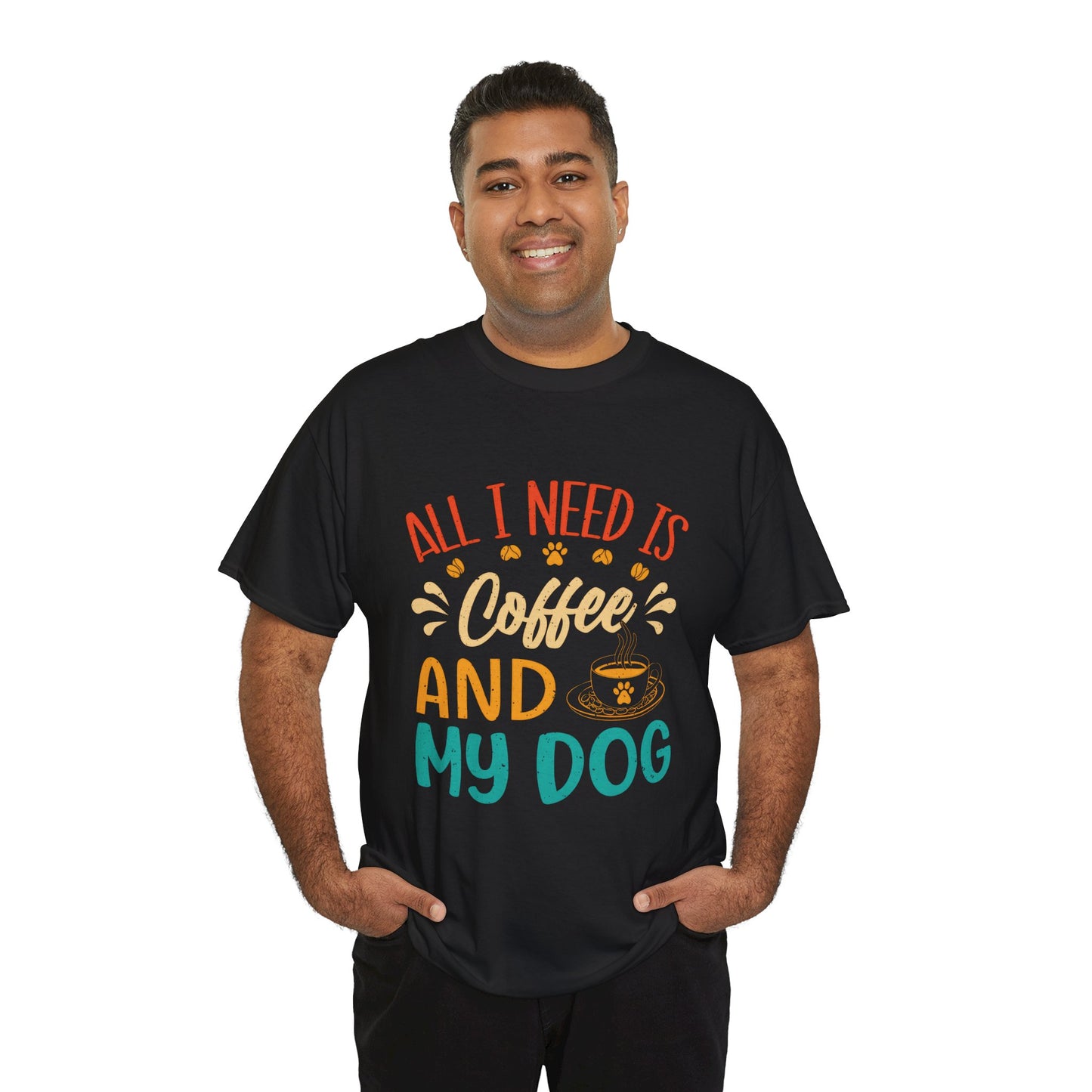 Coffee and Dog Lover Unisex Tee - Perfect Gift for Pet Owners