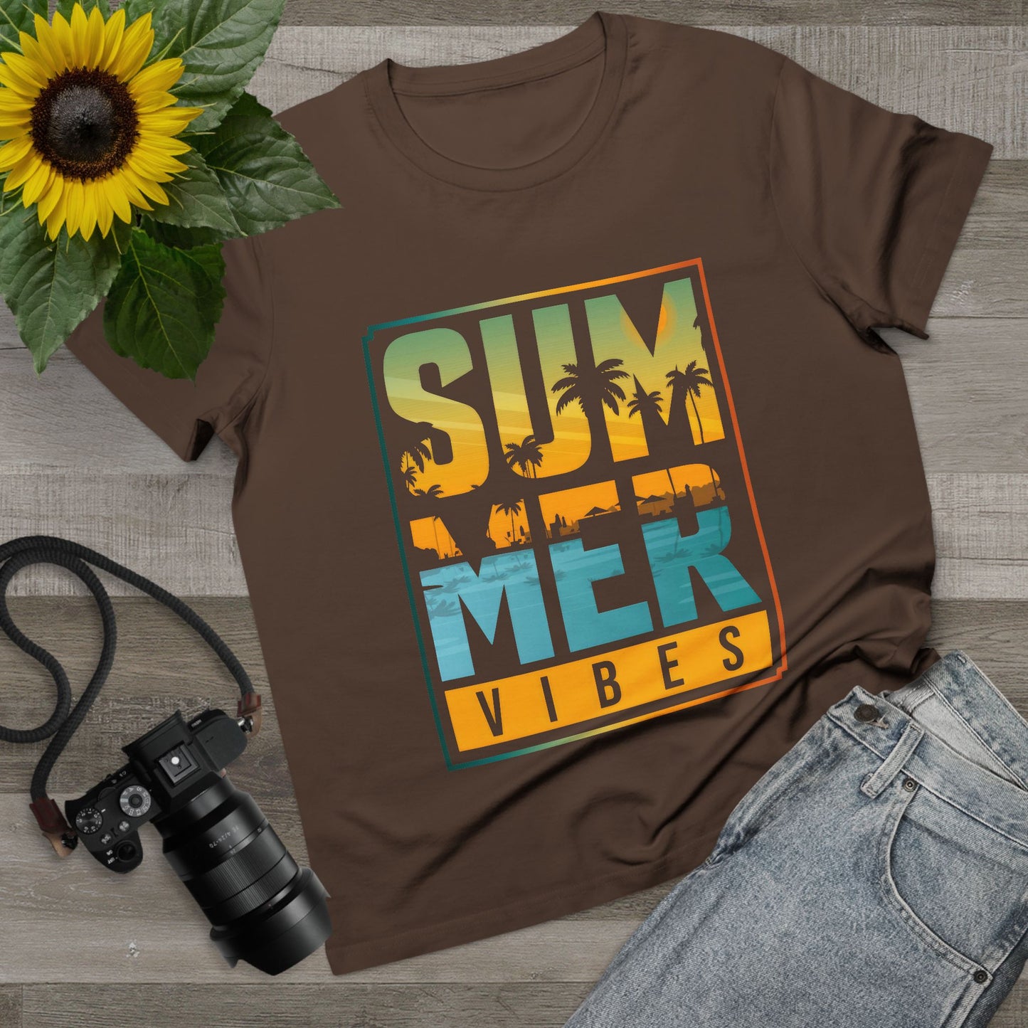 Women’s Summer Vibes Tee - Perfect for Beach Days and Warm Celebrations