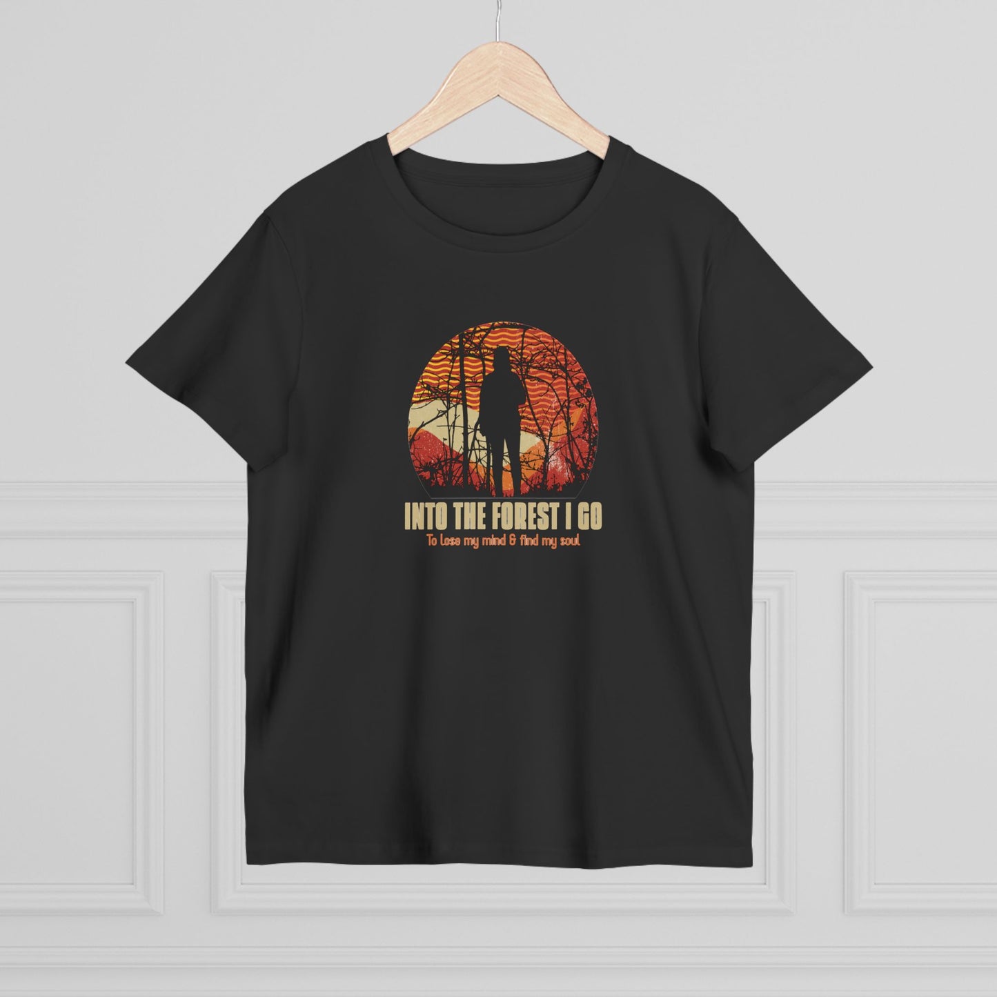 Into The Forest I Go Women’s Maple Tee