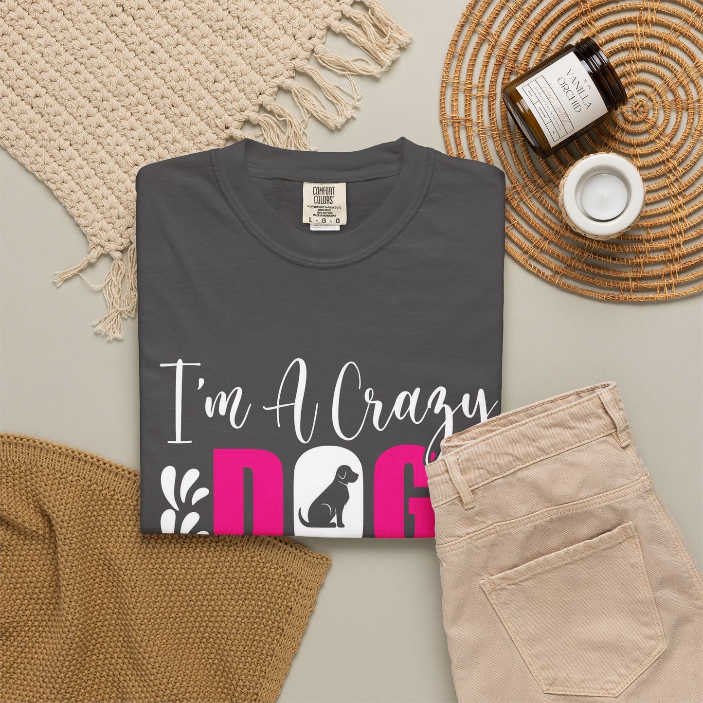 Crazy Dog Mom Unisex T-Shirt - Perfect Gift for Dog Lovers