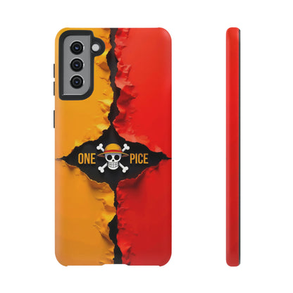 One Piece Samsung Tough Phone Case, Pirate Adventure Design