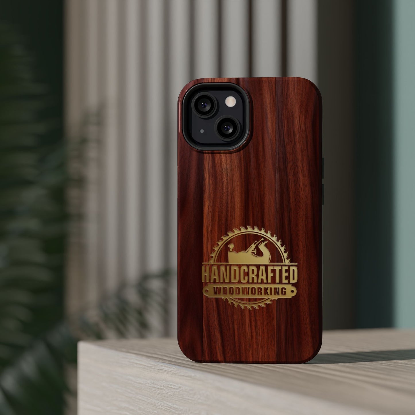 Woodworking Logo Magnetic iPhone Case