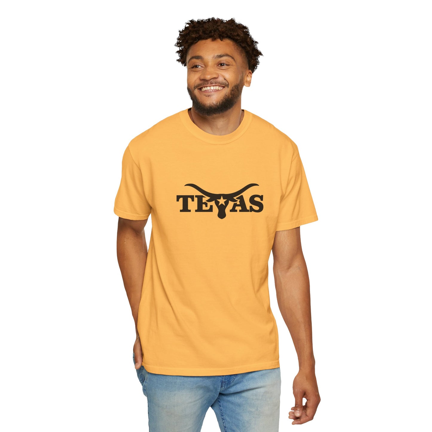 Texas Unisex Garment-Dyed T-Shirt - Cool Western Vibe for Everyday Wear