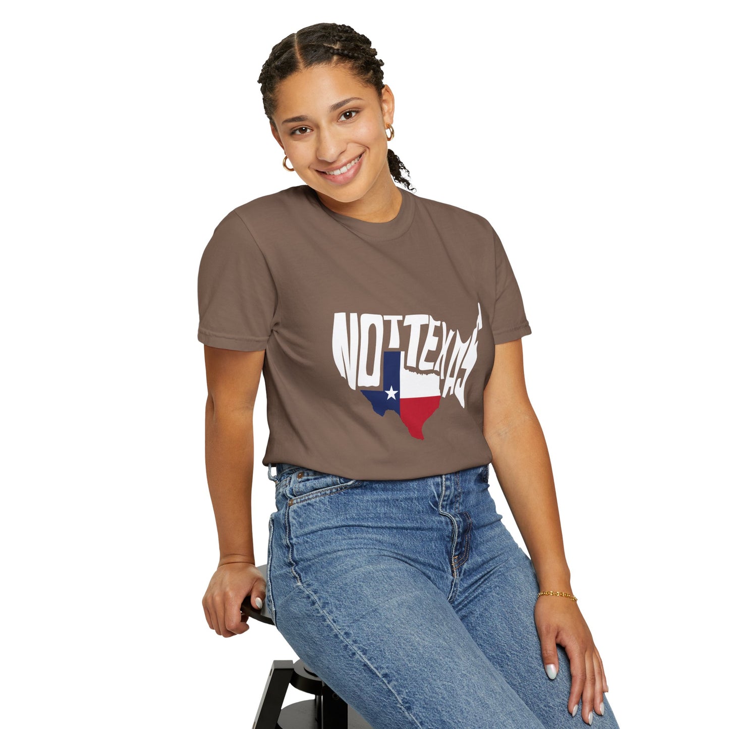 Unisex Garment-Dyed T-Shirt - Texas Graphic Tee - Fun Casual Wear for Texas Lovers
