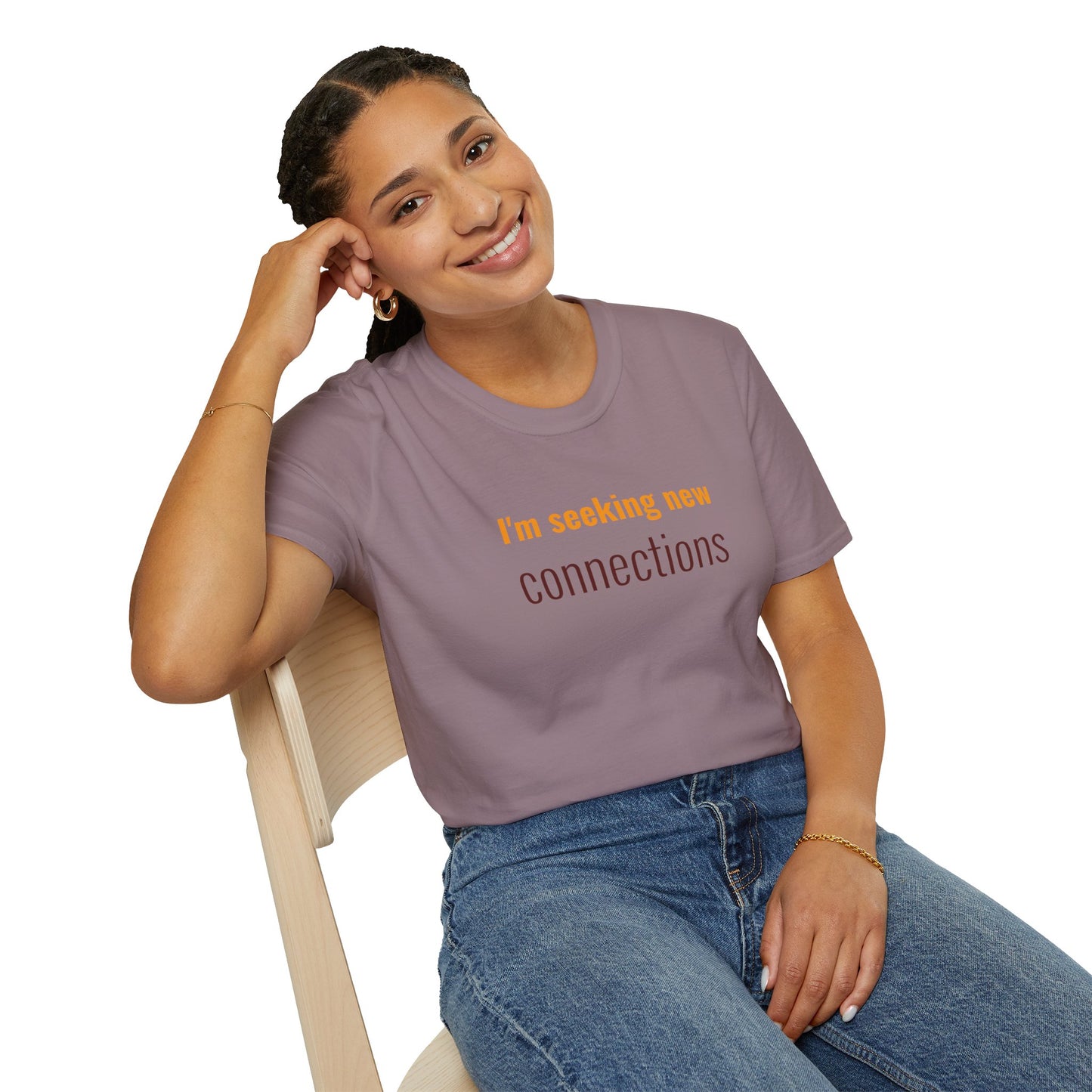 I'm Seeking New Connection Unisex Softstyle T-Shirt