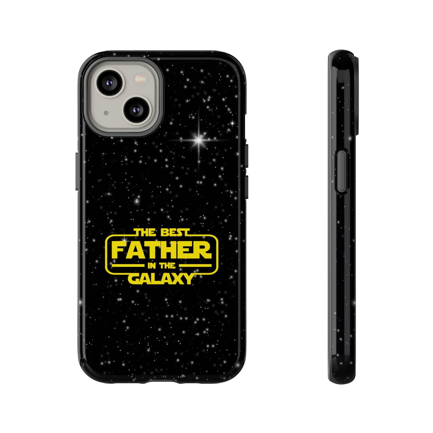 Galaxy-Themed iPhone Tough Case - Perfect Gift for the Best Father