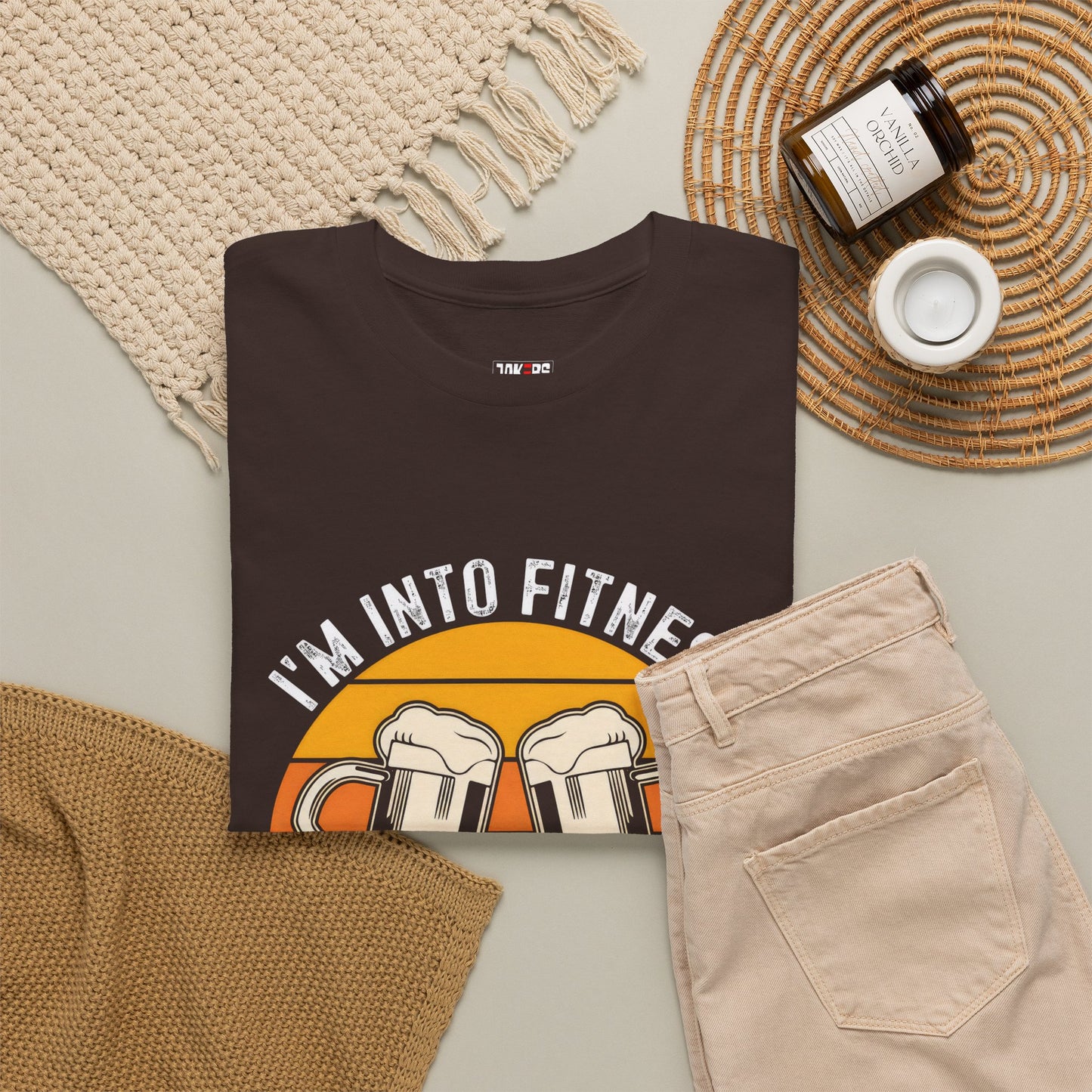 I'm Into Fitness - Funny Beer Slogan Tee