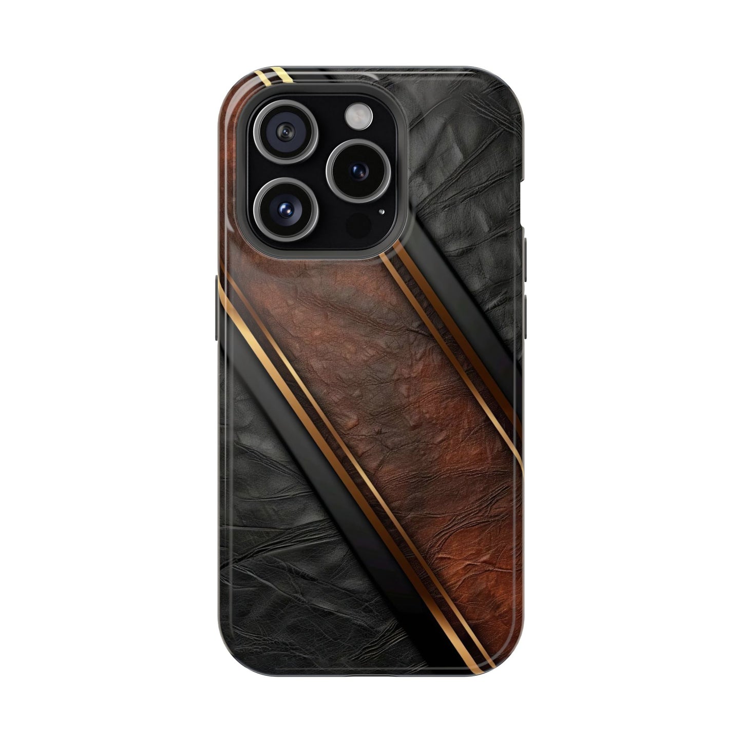 Stylish Leather Texture Magnetic Tough Cases