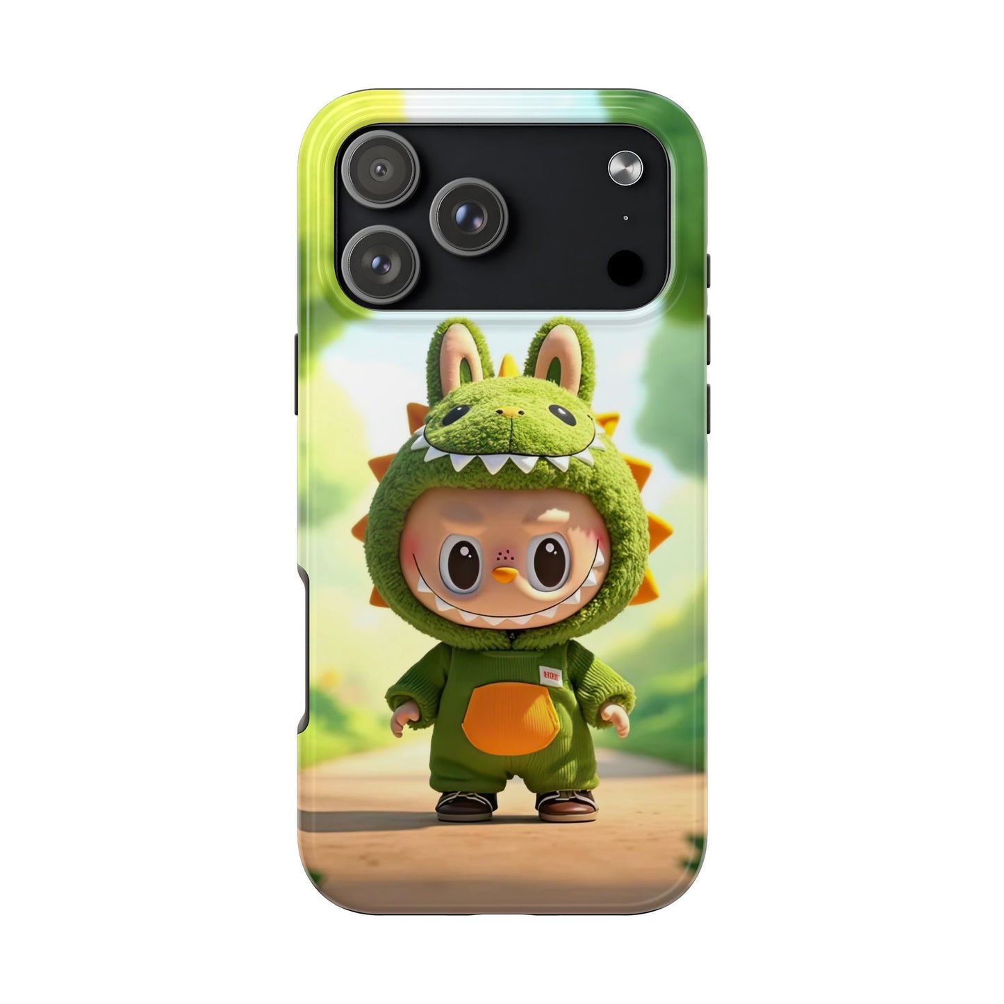 The Monsters Tough Case for iPhone Models – Playful Dinosaur Design, Dual Layer Protective Cover, Fun Mobile Accessory