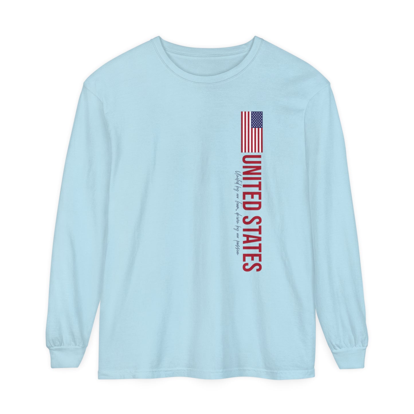 Patriotic Long Sleeve T-Shirt - One Nation, One Dream