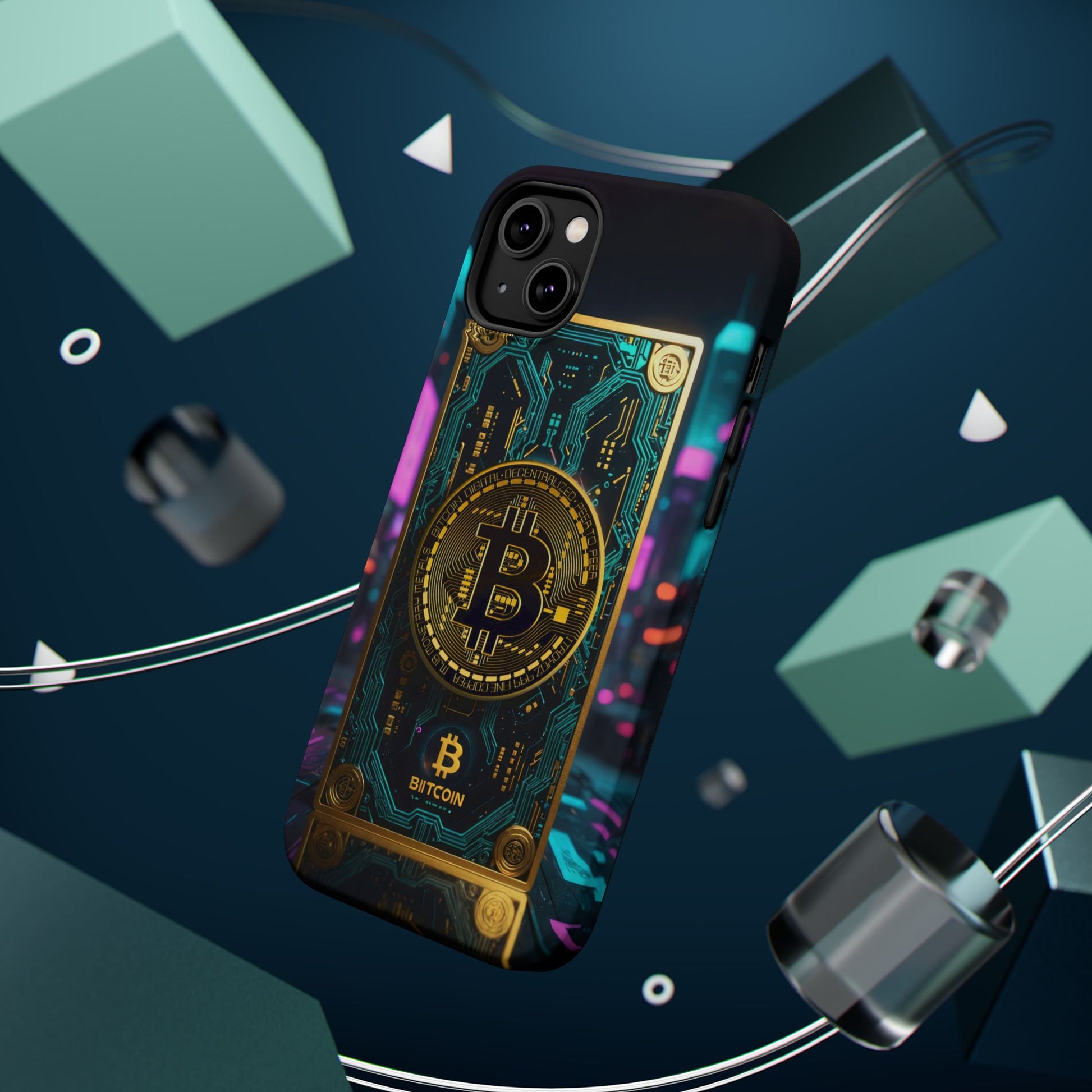 Bitcoin Magnetic Phone Case, Unique Phone Cover
