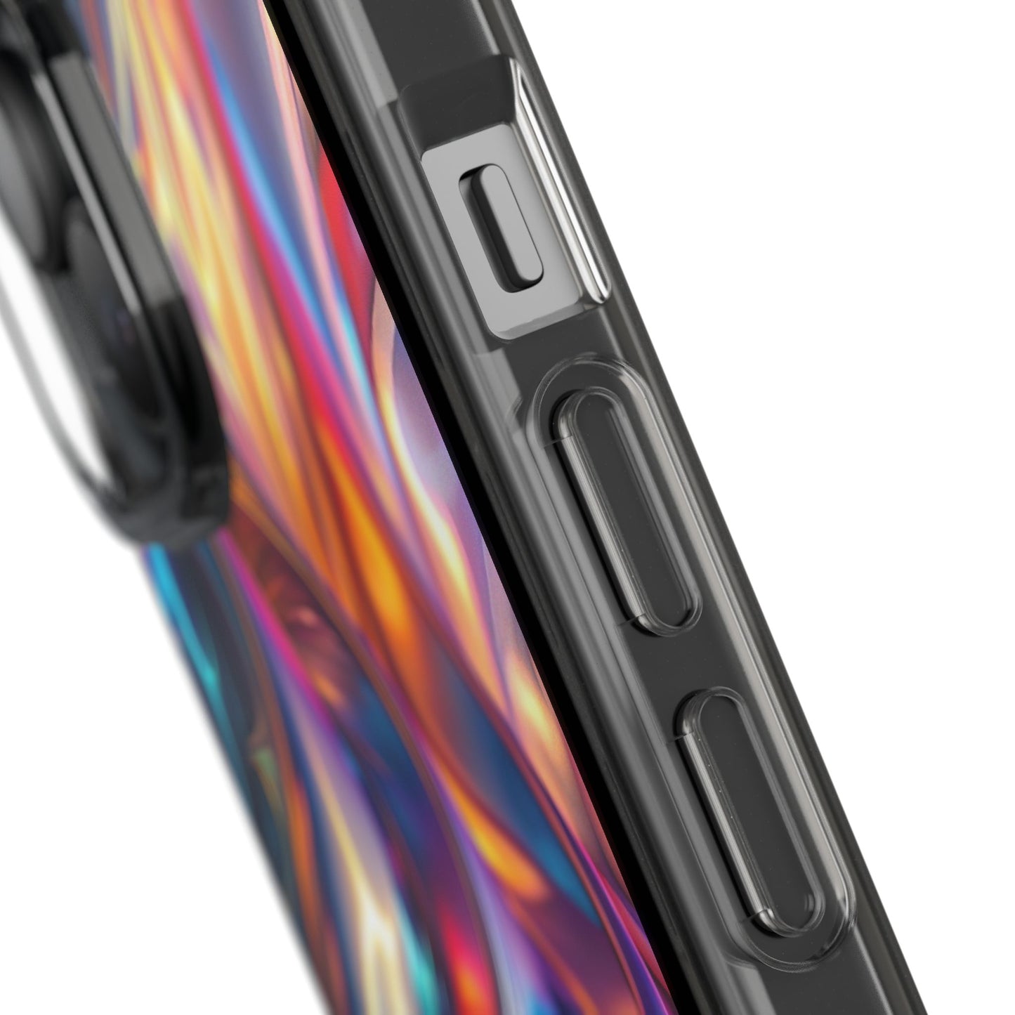 Colorful Clear Case for iPhone – Abstract Art Design