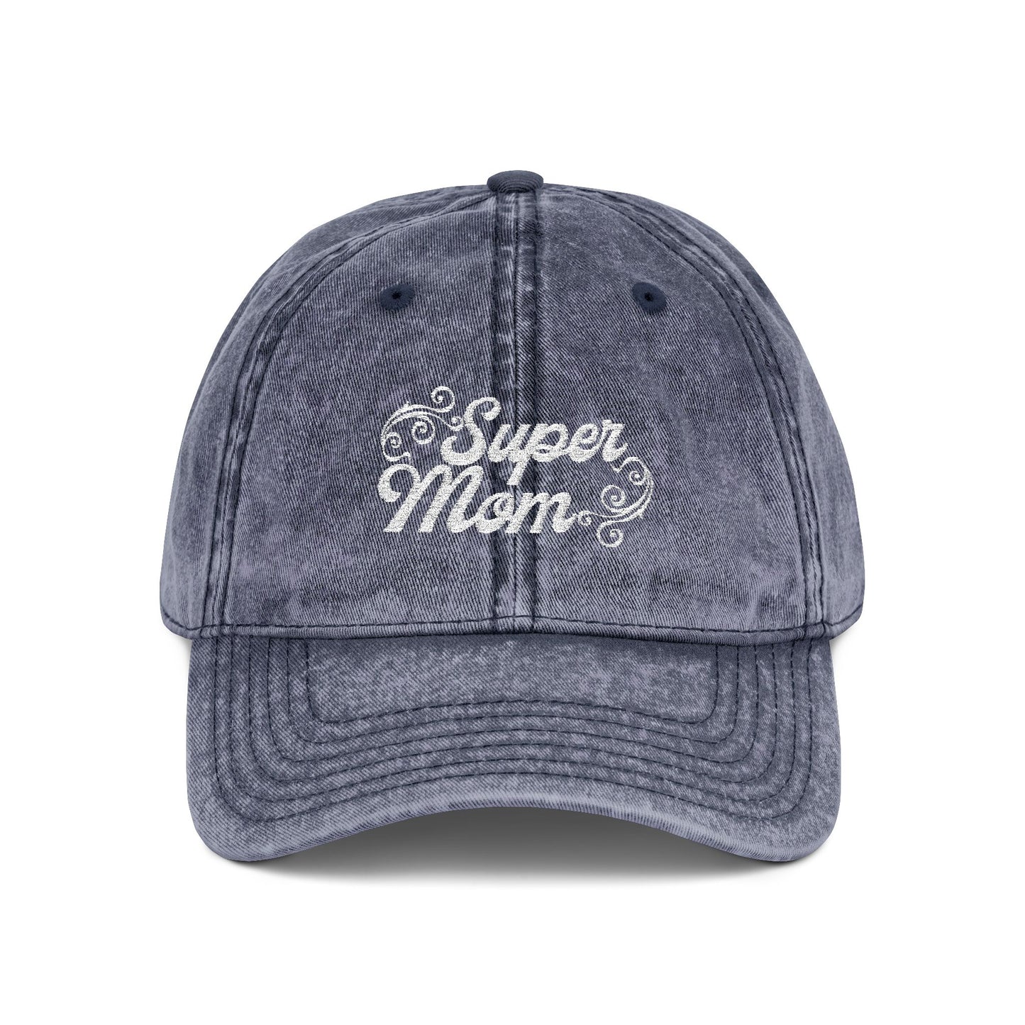 Super Mom Vintage Cap / Embroidered