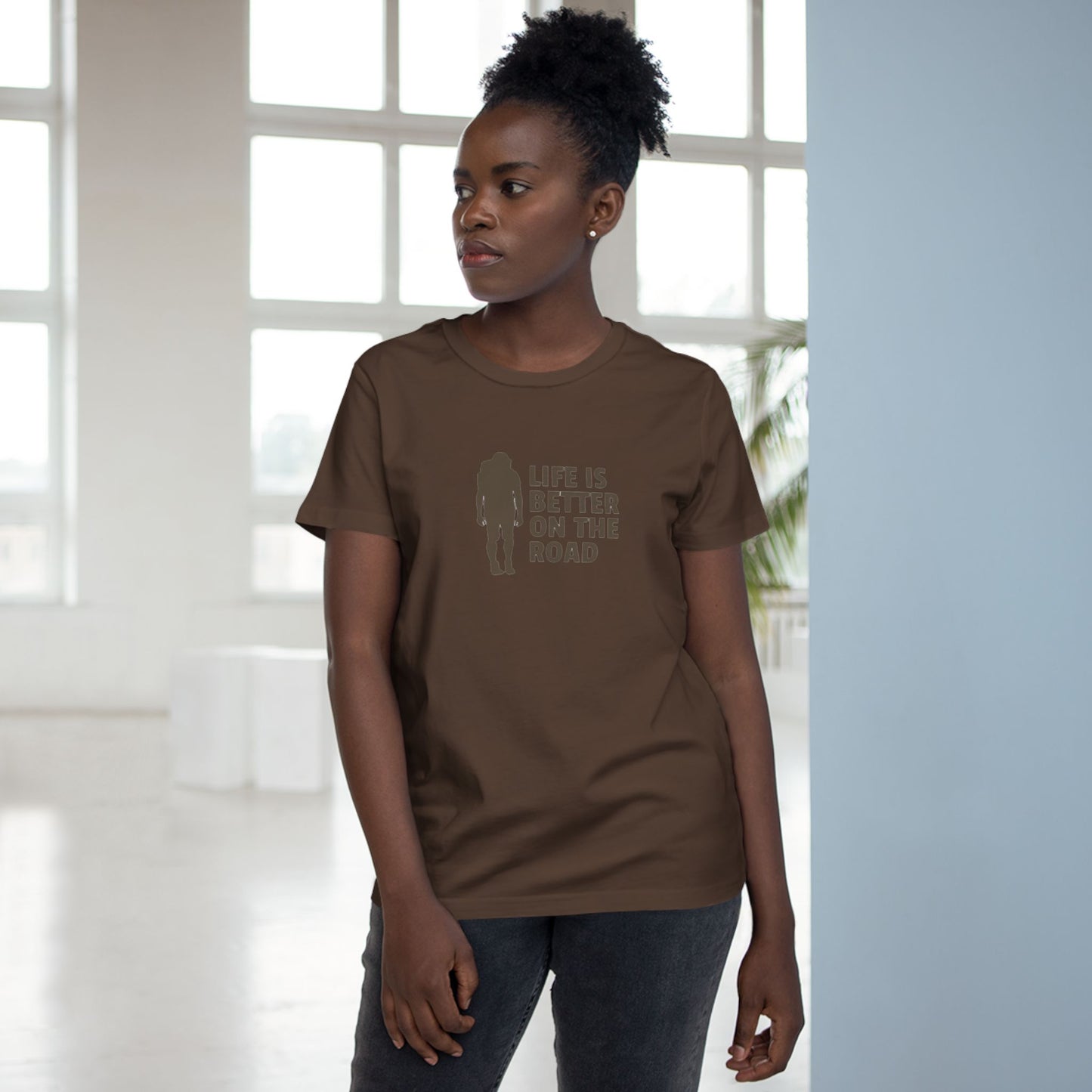 Life Is Better On The Road Women’s Maple Tee