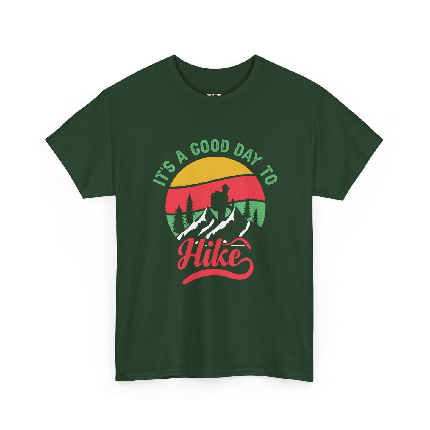 "It's a Good Day to Hike" Unisex Heavy Cotton Tee - Adventure Outdoor Shirt