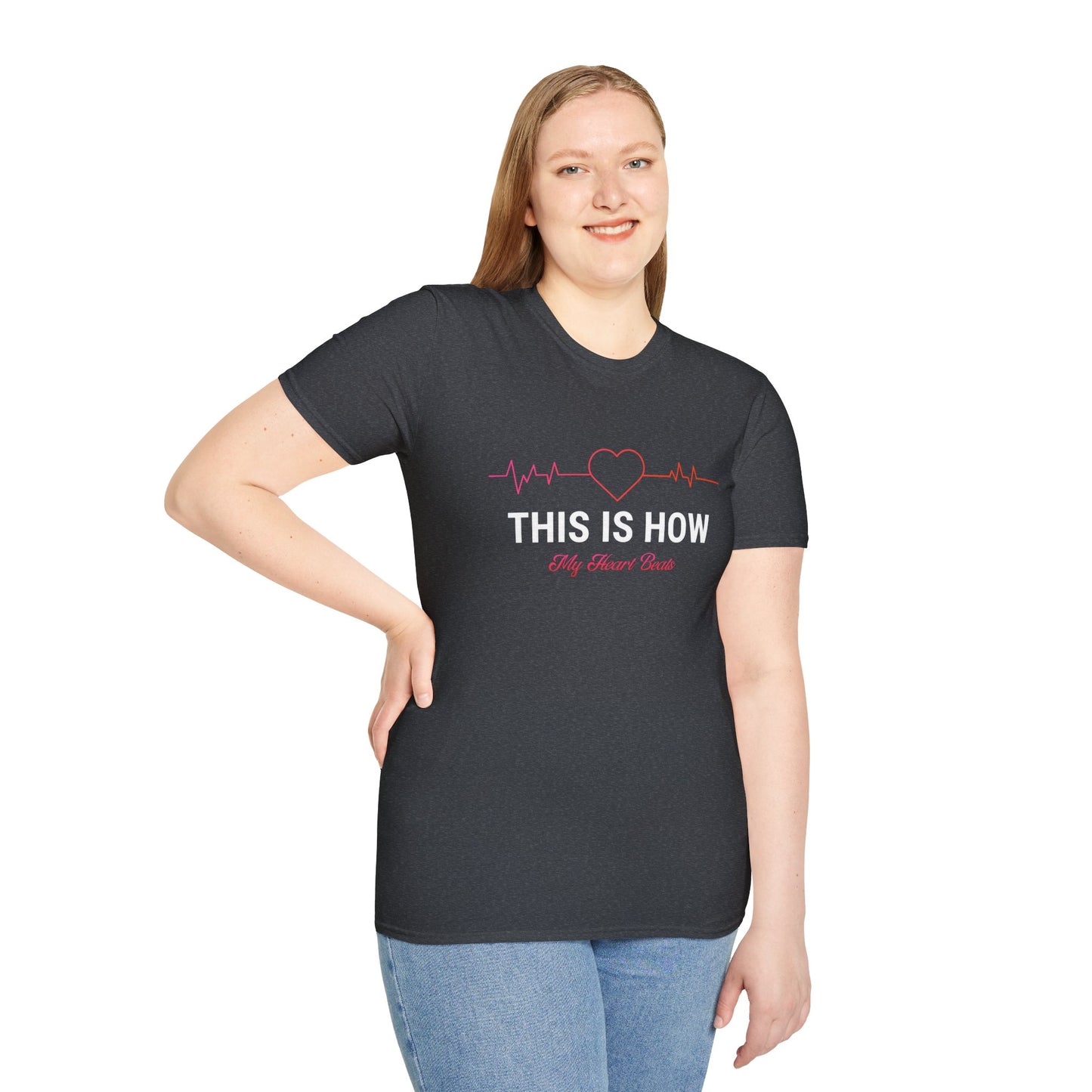 This Is How My Heart Beats Unisex Softstyle T-Shirt