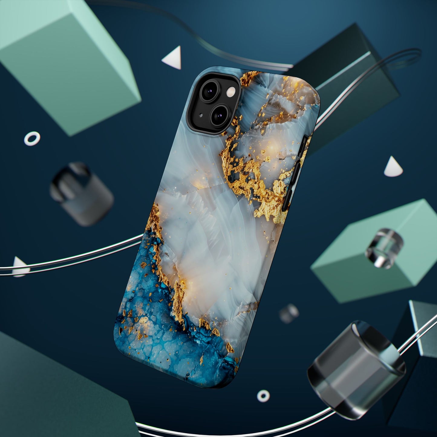 Marble Luxe Magnetic iPhone Cases, Elegant Design